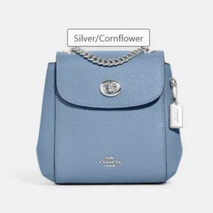 Coach Mini Cornflower Blue Backpack